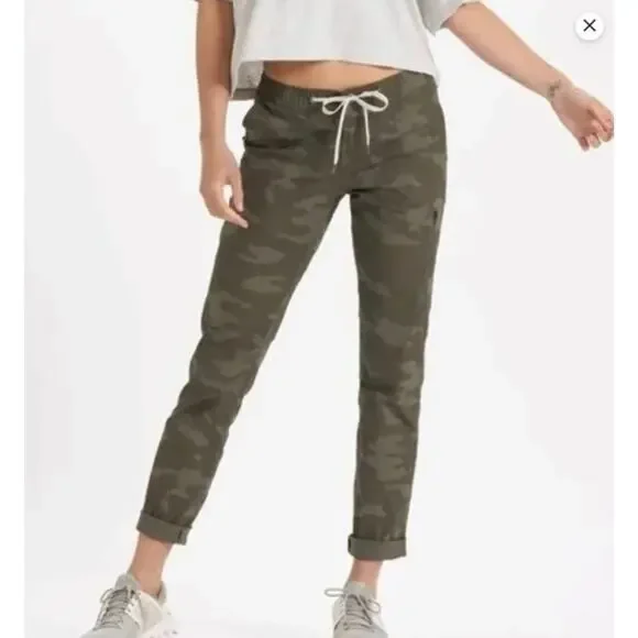 Vuori Women's Ripstop Oregano Camo Camouflage Cotton Pants Sz S - Picture 7 of 8